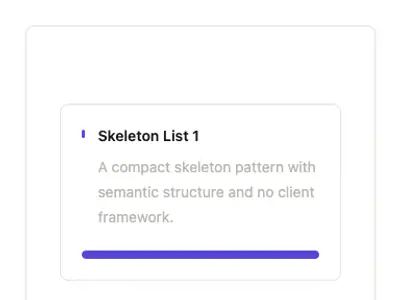 Skeleton List 1 preview