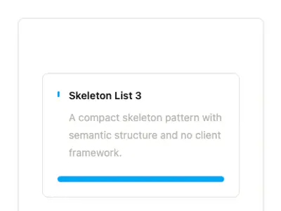Skeleton List 3 preview
