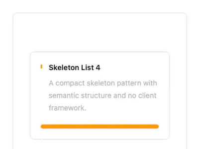 Skeleton List 4 preview