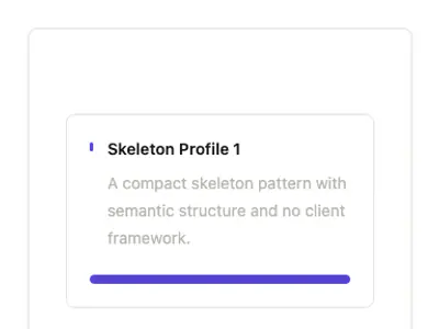 Skeleton Profile 1 preview