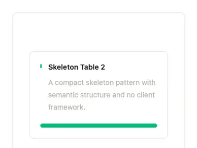 Skeleton Table 2 preview