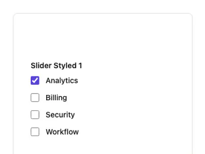 Slider Styled 1 preview