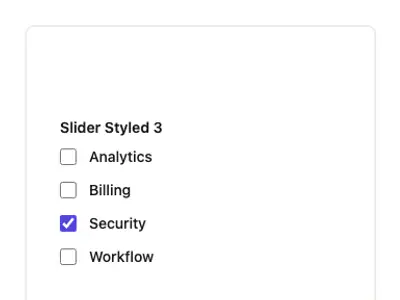 Slider Styled 3 preview
