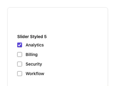 Slider Styled 5 preview