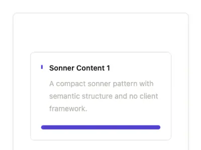 Sonner Content 1 preview