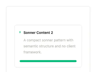 Sonner Content 2 preview