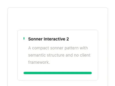 Sonner Interactive 2 preview
