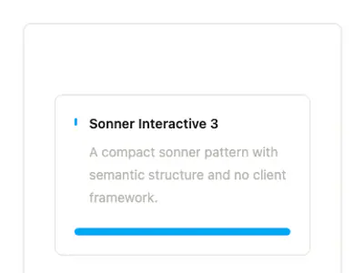 Sonner Interactive 3 preview