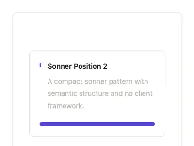 Sonner Position 2 preview
