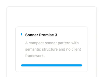 Sonner Promise 3 preview