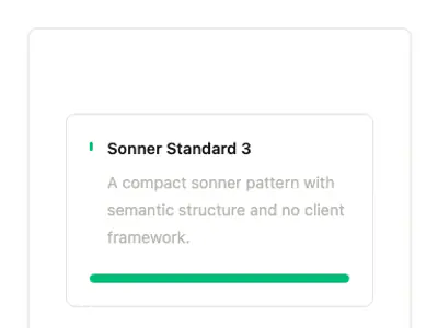 Sonner Standard 3 preview