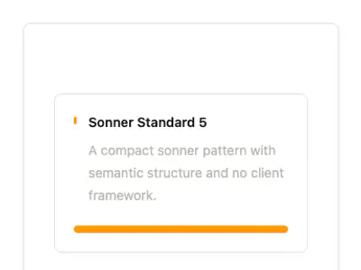Sonner Standard 5 preview