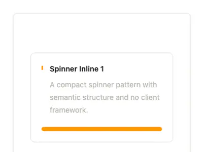 Spinner Inline 1 preview