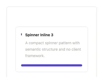 Spinner Inline 3 preview