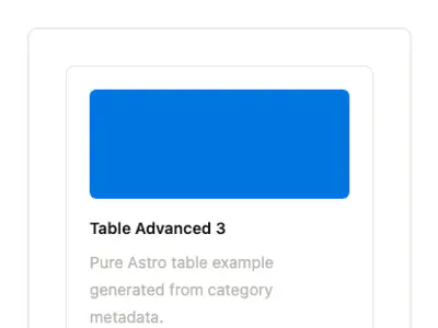 Table Advanced 3 preview