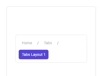 Tabs Layout 1 preview