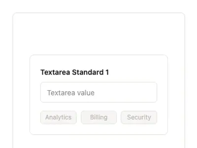 Textarea Standard 1 preview