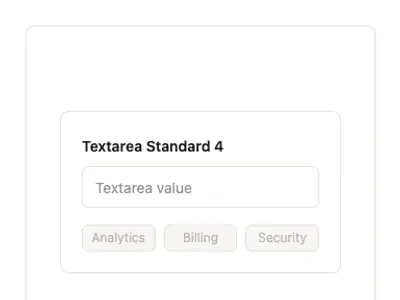 Textarea Standard 4 preview