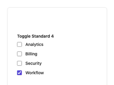 Toggle Standard 4 preview