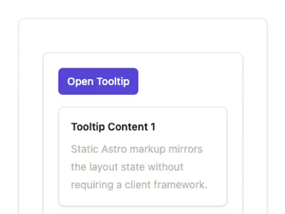 Tooltip Content 1 preview